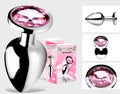 Pink gem small anal plug