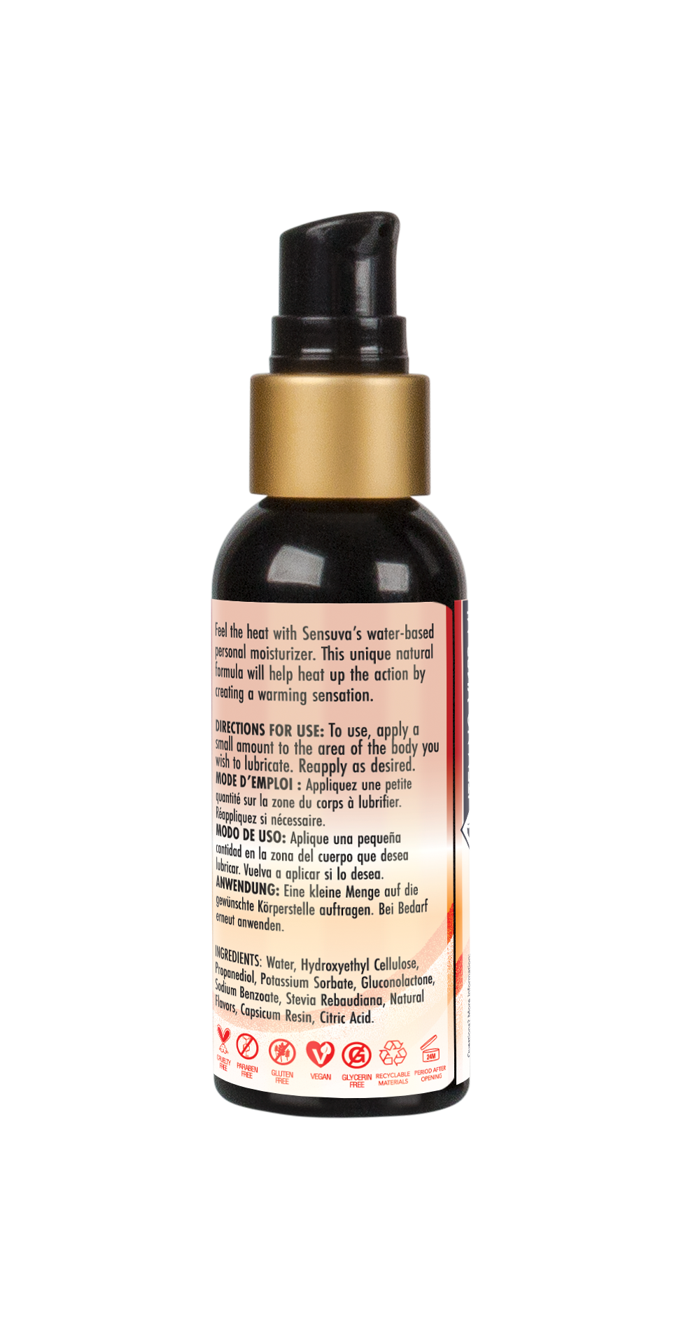 Sensuvia Heat Wave Warming personal Moisturizer