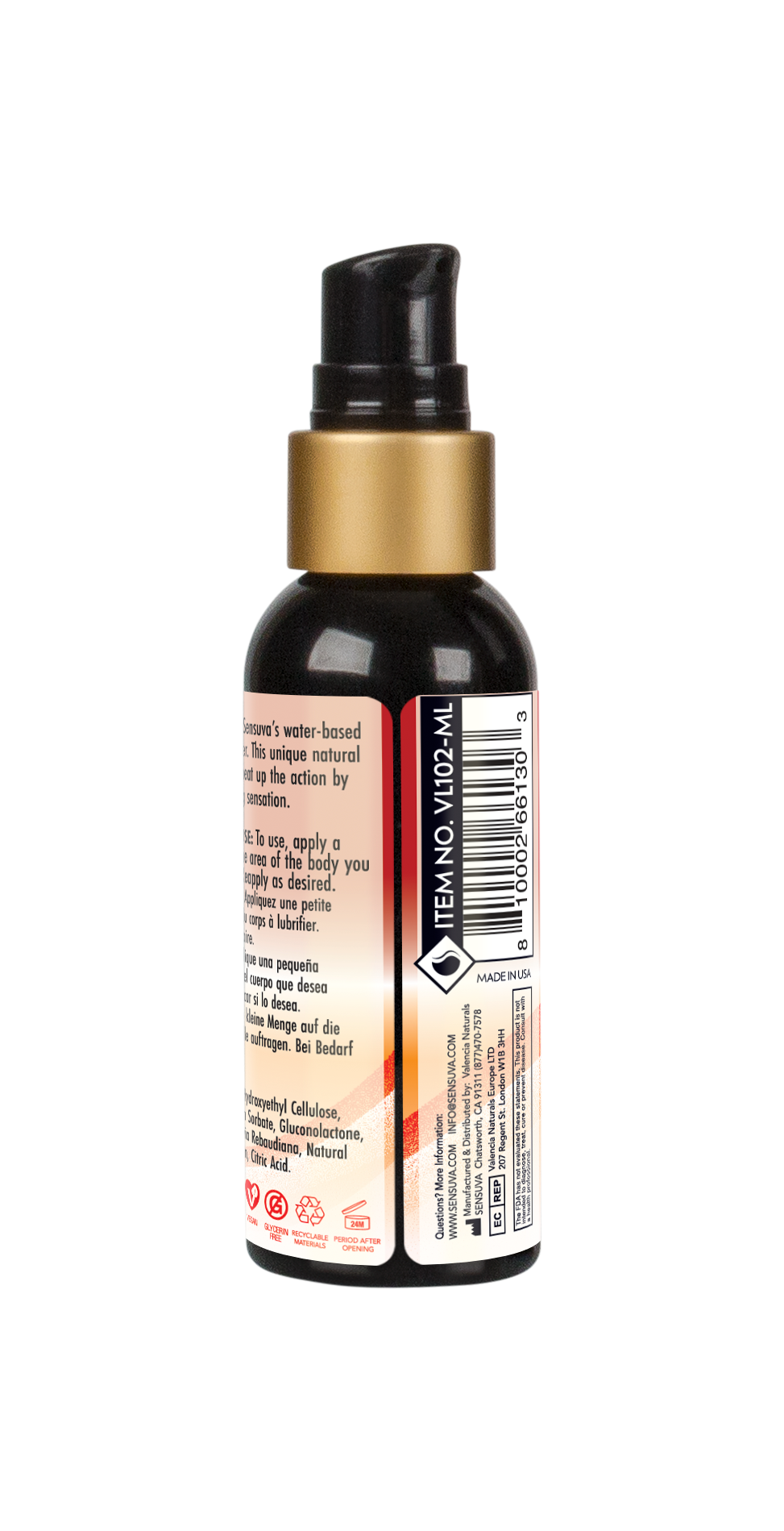Sensuvia Heat Wave Warming personal Moisturizer