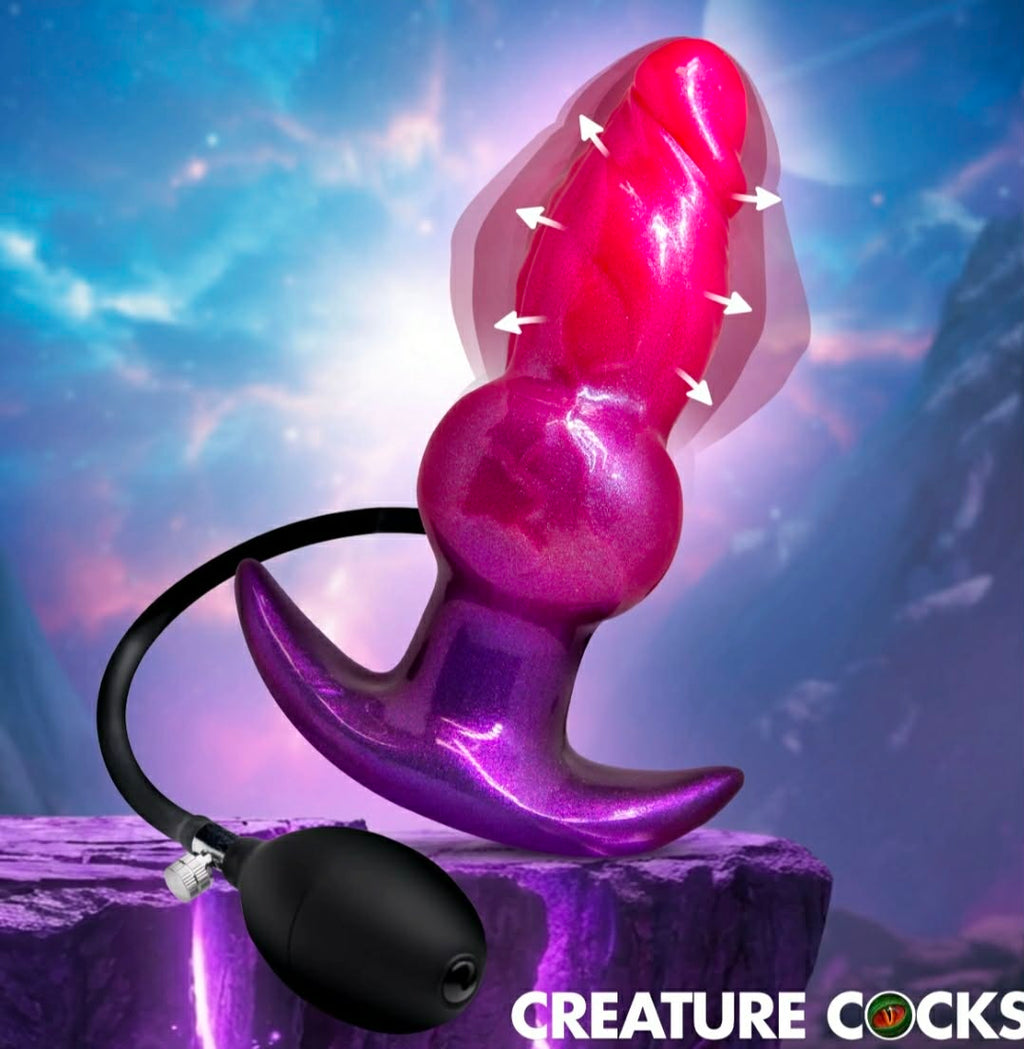 Astro Inflatable Silicone Anal plug by Creature Cocks