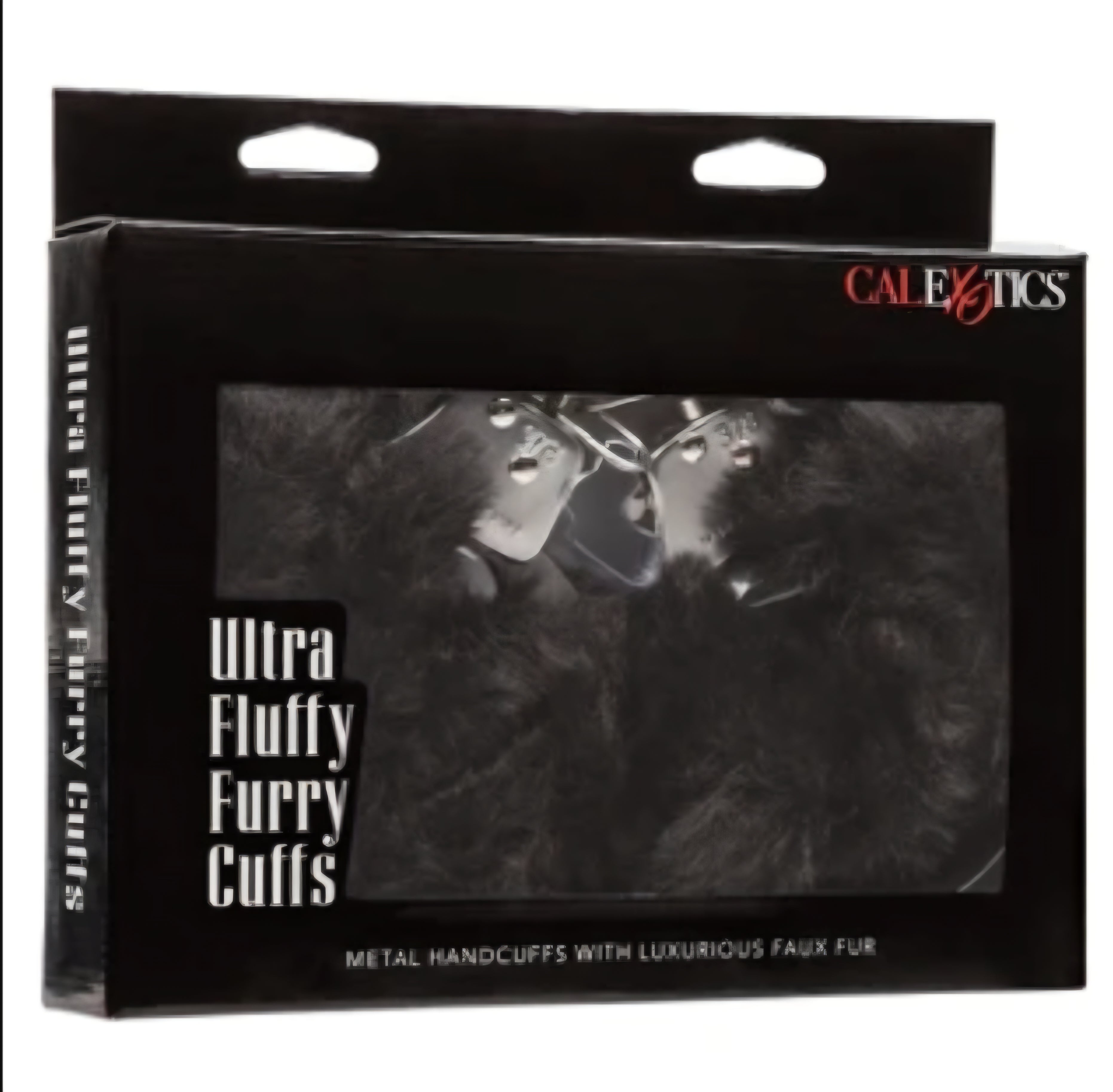 Ultra Fluffy Furry Handcuffs Black by Calexotics