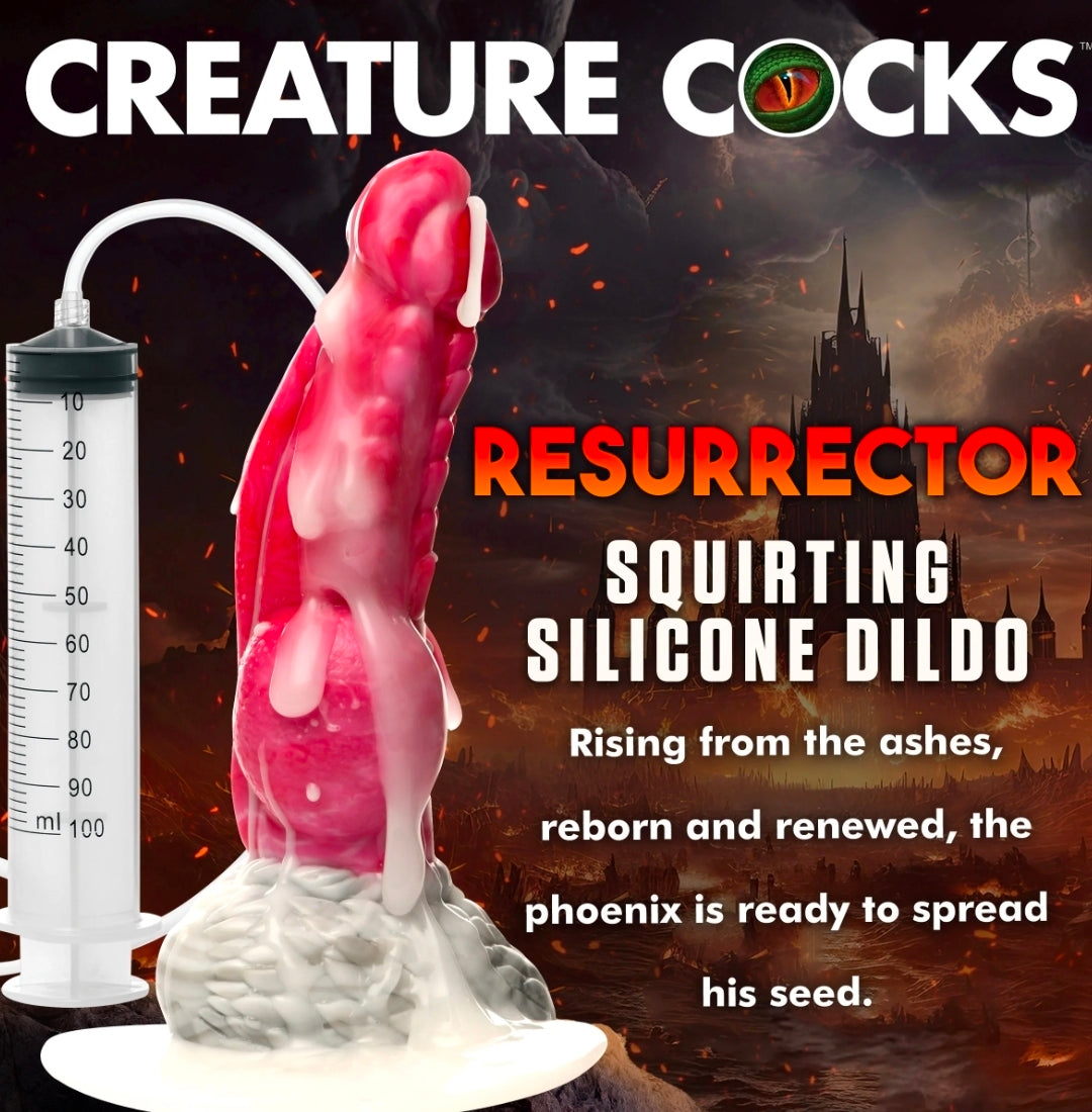 Resurrector Phoenix Squirting Silicone Dildo