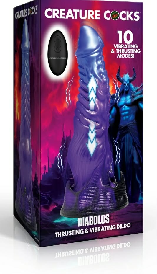 Diabolos Thrusting & Vibrating Dildo