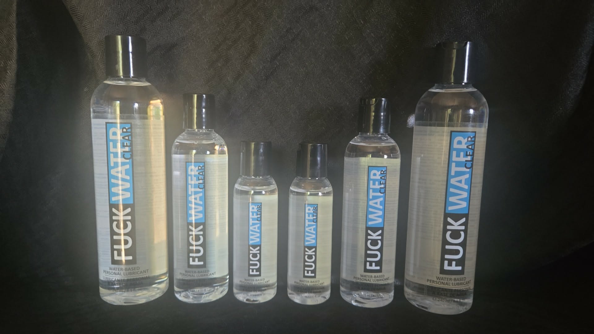 Fuck Water Clear, Water Based Personal Lubricant 2oz, 4oz 8oz