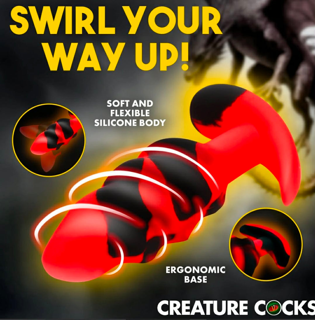 Dragon Trainer Silicone Butt Plug Set 3pc by Creature Cocks