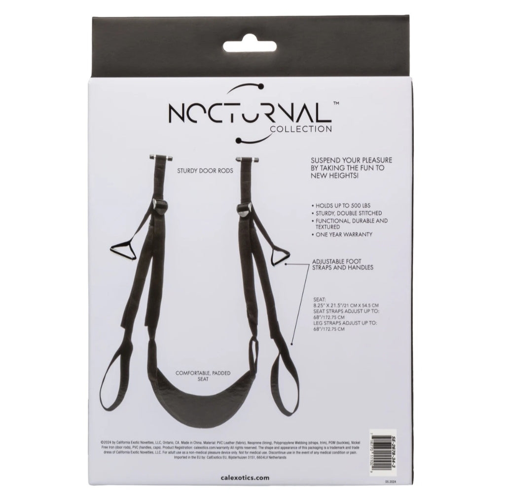Nocturnal Collection Sex Swing, Holds Up To 500Lbs Adjustable Heavy-duty