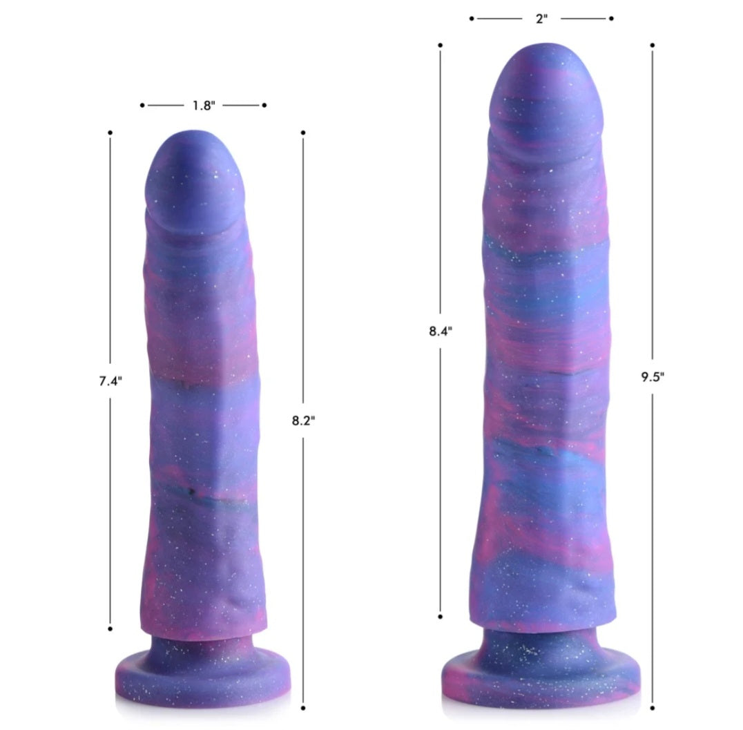 Magic Stick 9.5" Glitter Silicone Dildo