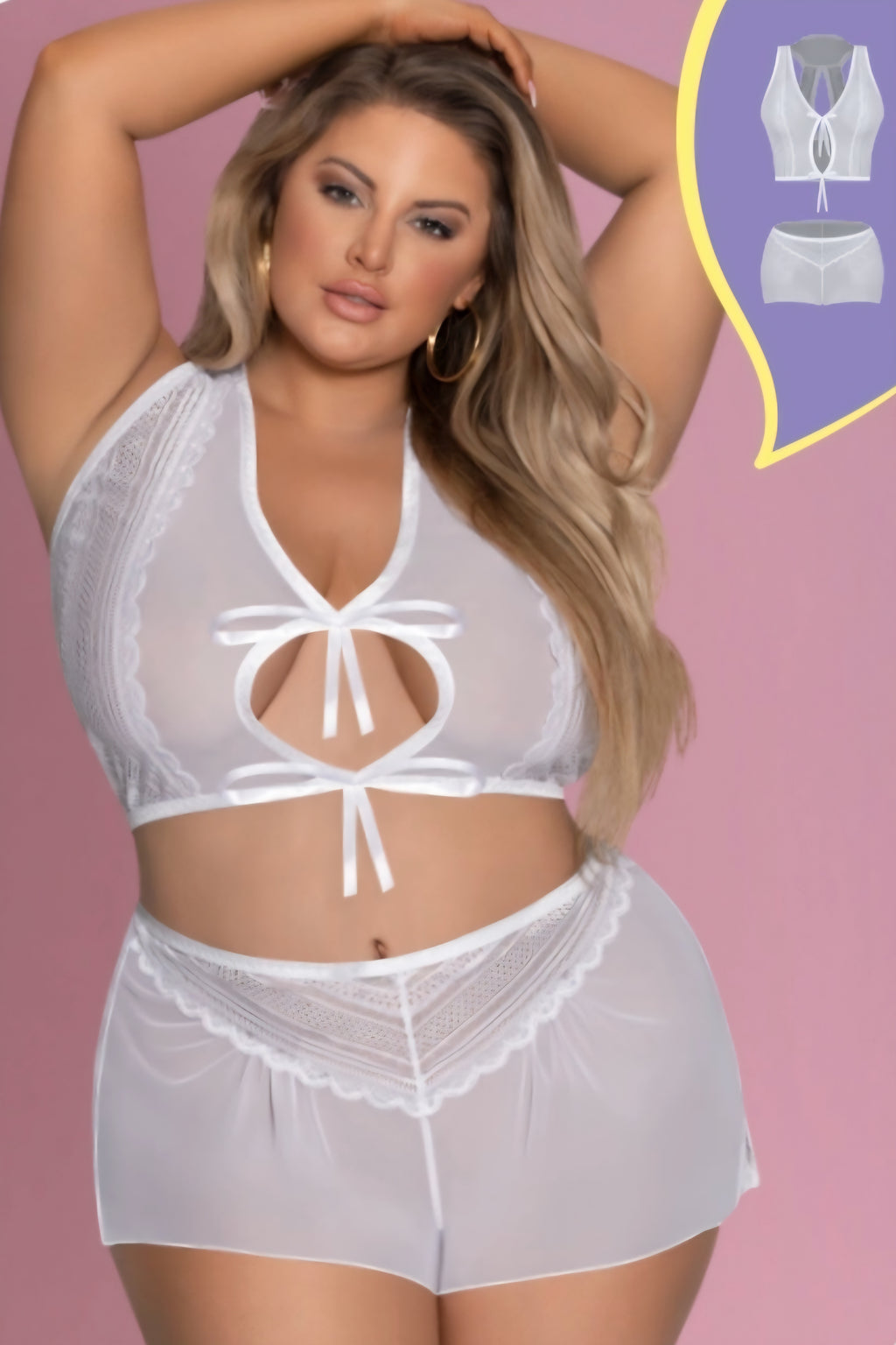 Love Tie Front Halter & Tap Pant