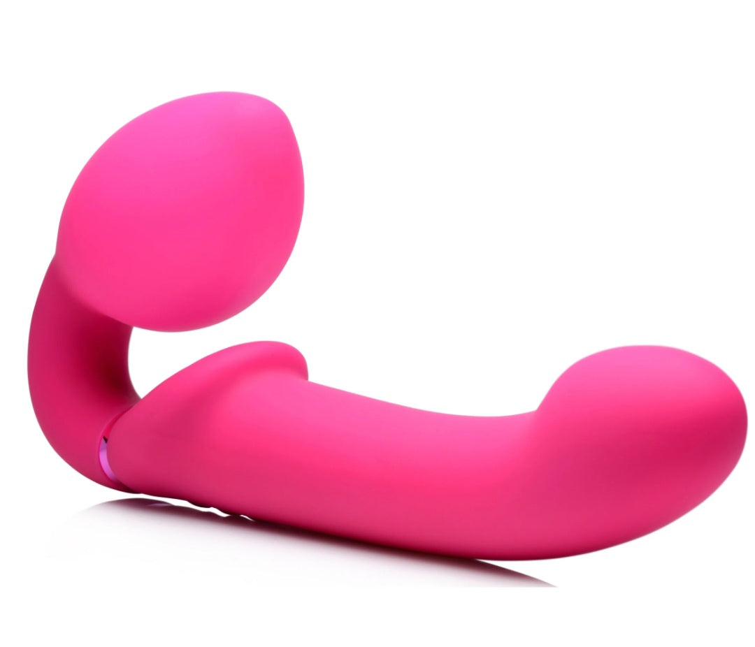 10X Envoke Ergo-Fit Inflatable & Vibrating Strapless Strap-On