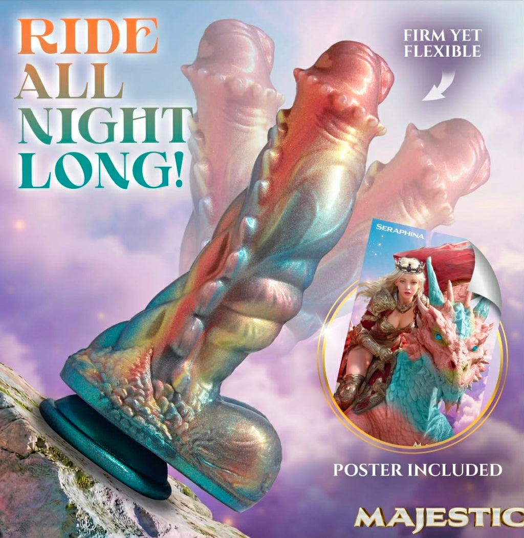 Majestic Seraphina Dragon Silicone Dildo by Creature Cocks