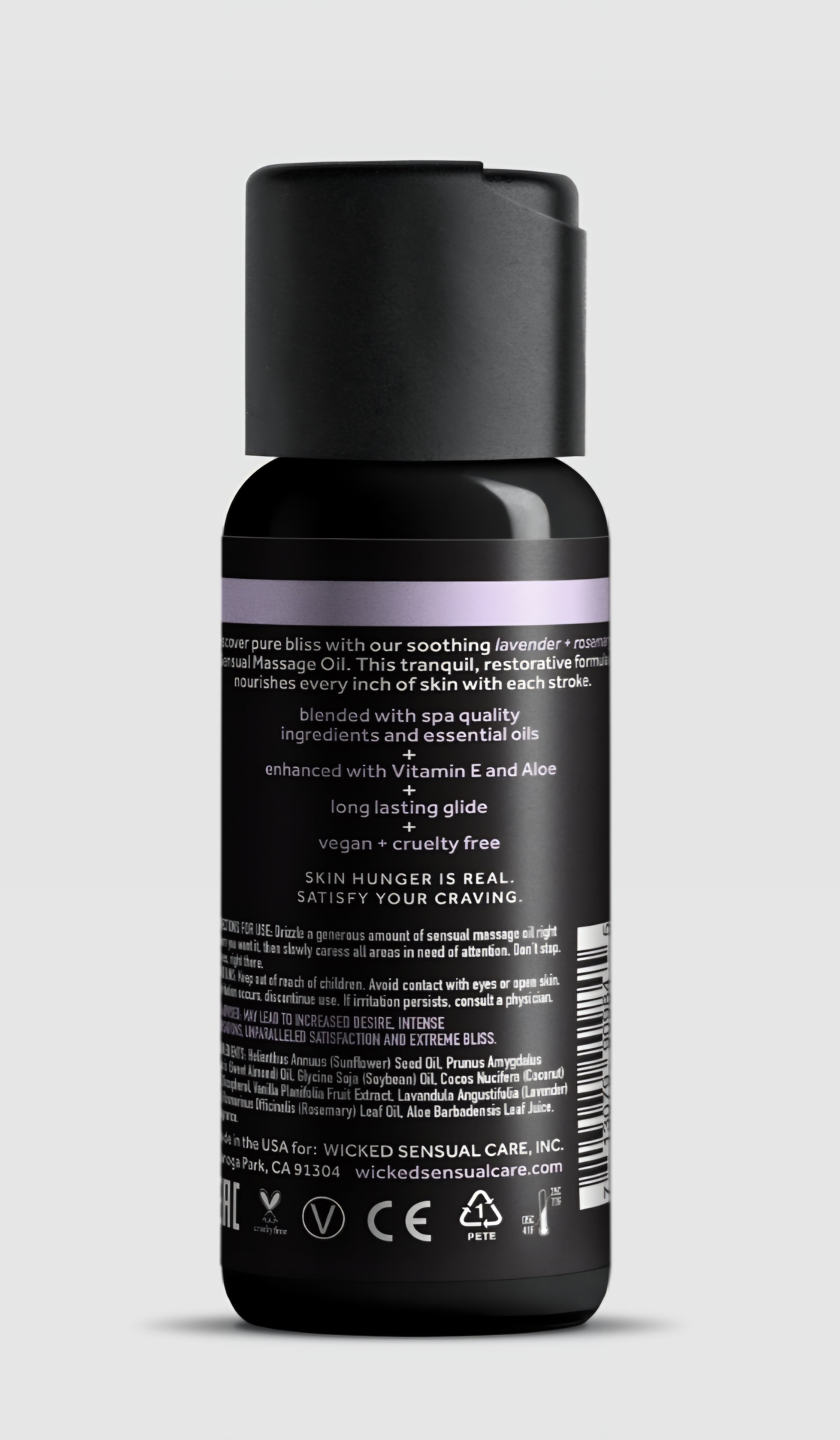 Wicked Lavender + Rosemary Sensual Massage Oil 4.0oz