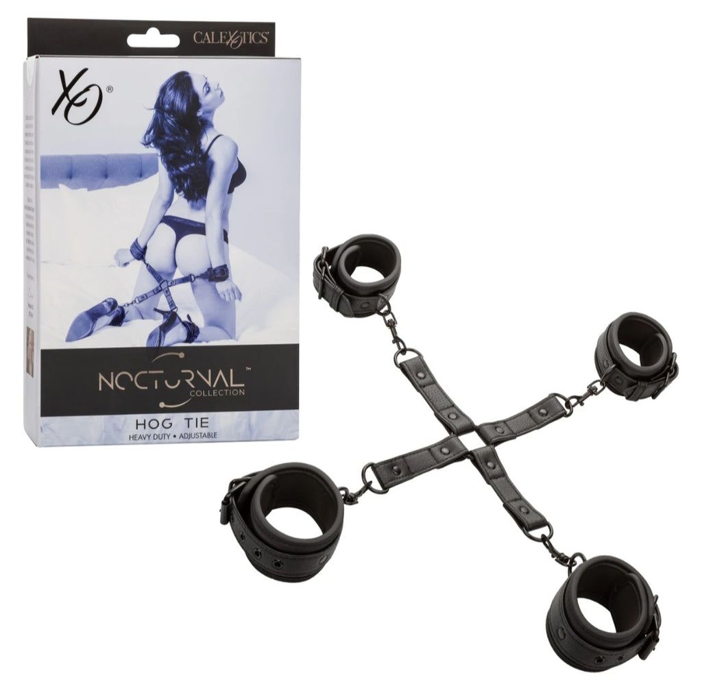 Nocturnal Collection Hog Tie Set Heavy-duty Adjustable by Calexotics
