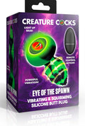 Eye Of The Spawn Vibrating &Squirming Silicone Butt Plug by Creature Cocks
