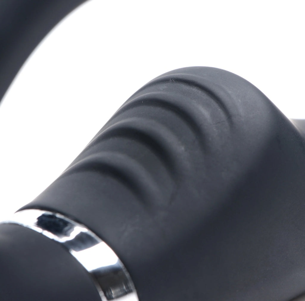10X Mighty Rider Vibrating Strapless Strap-On Black