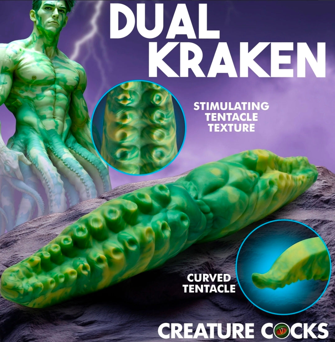 Dual Kraken Silicone Double Dildo