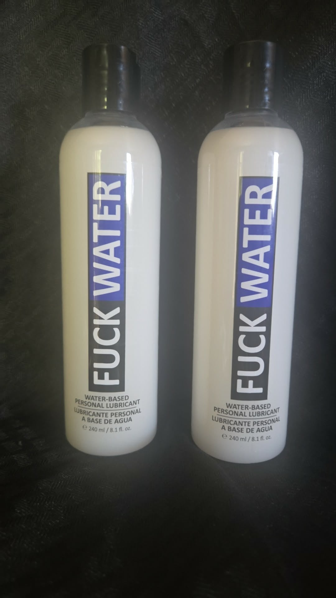 Fuck Water H2O, Creamy Water Based Personal Lubricant 2oz, 4oz & 8oz