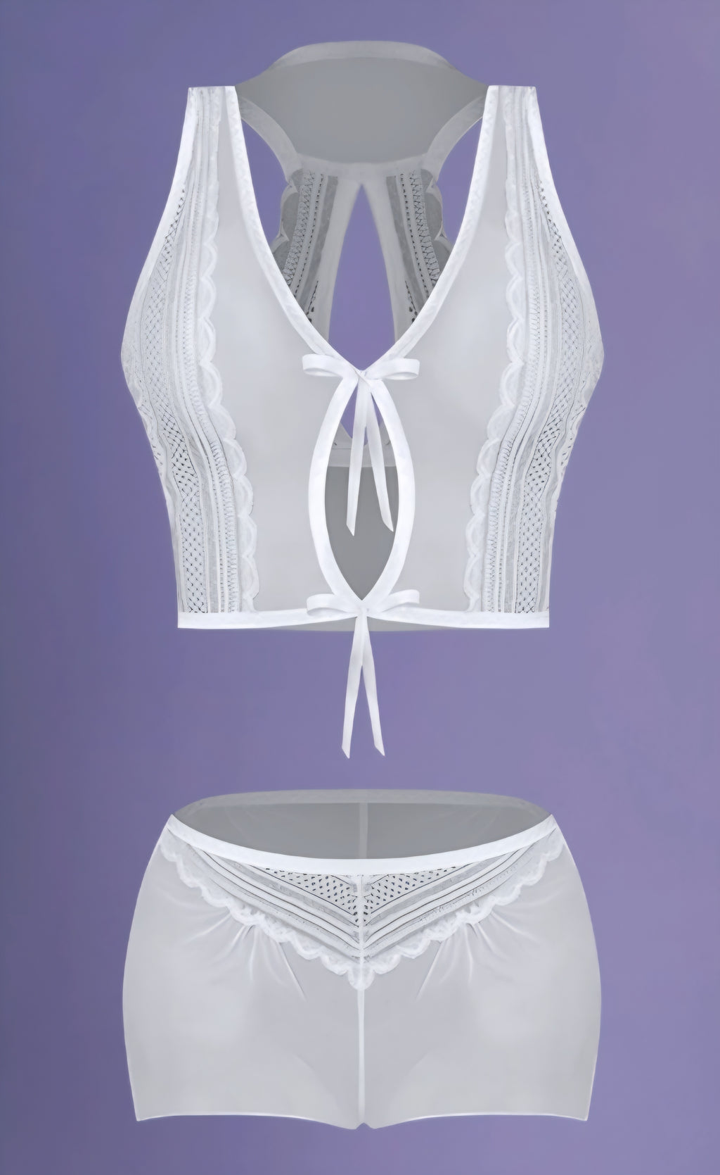 Love Tie Front Halter & Tap Pant