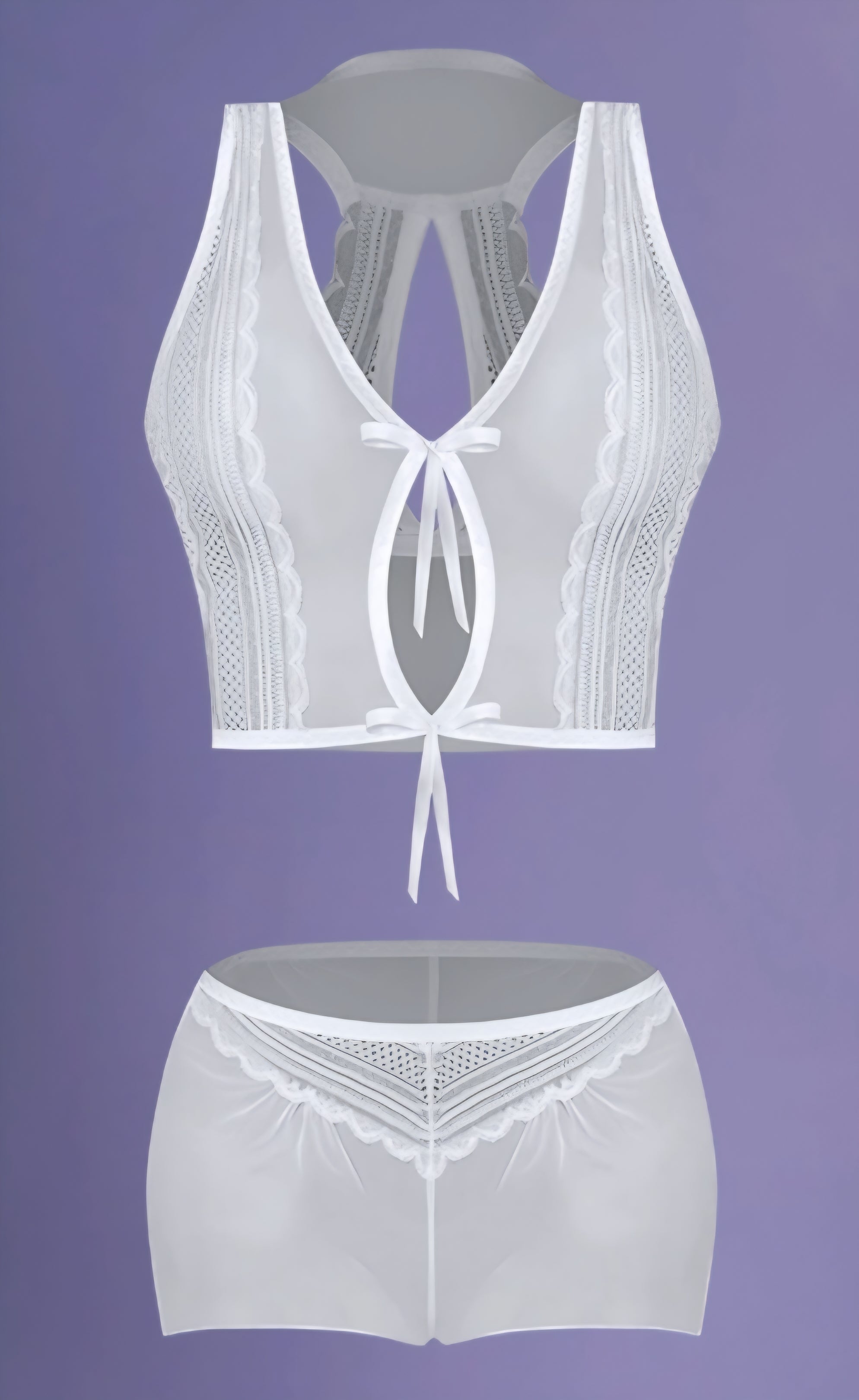Love Tie Front Halter & Tap Pant