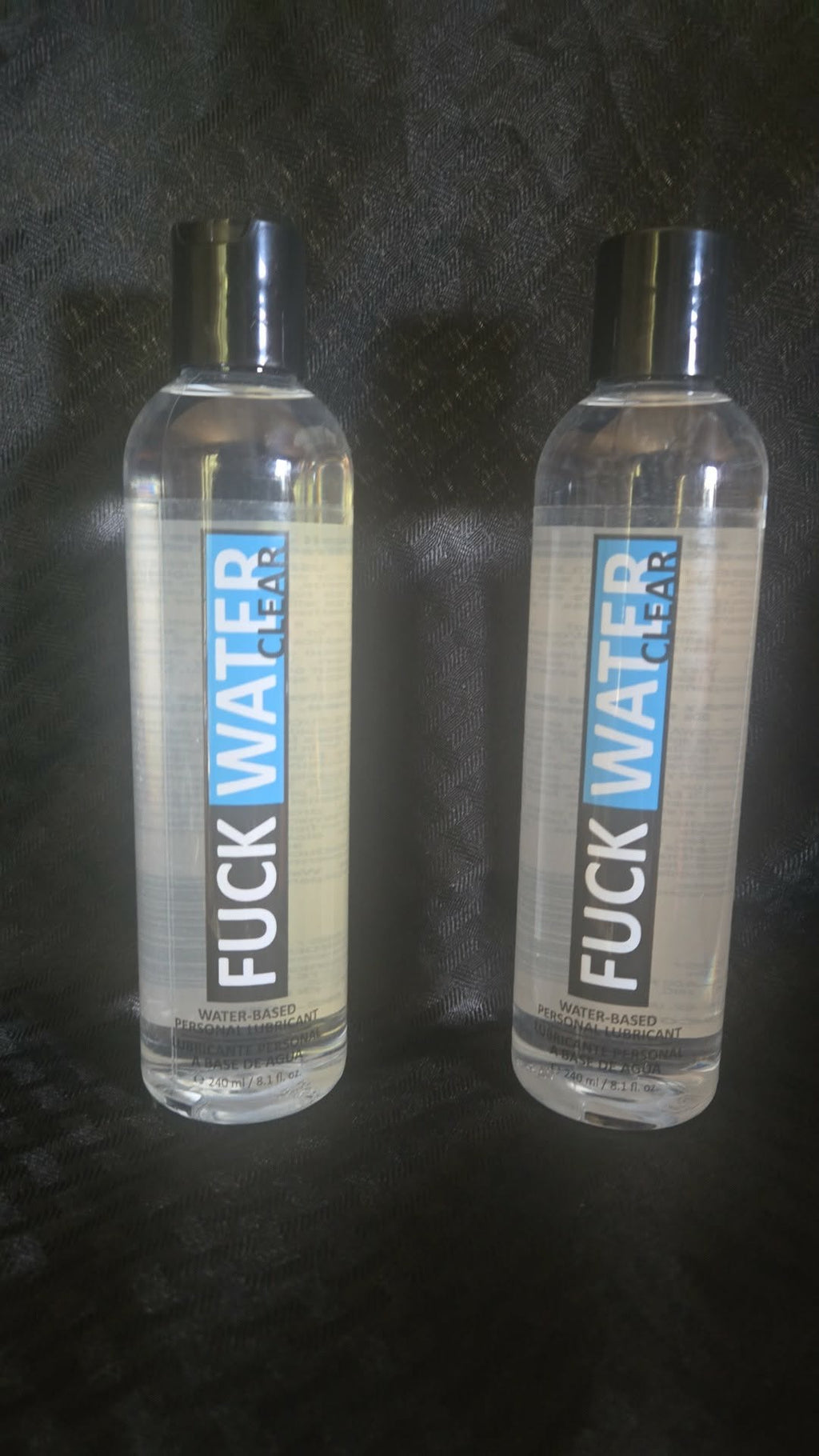 Fuck Water Clear, Water Based Personal Lubricant 2oz, 4oz 8oz