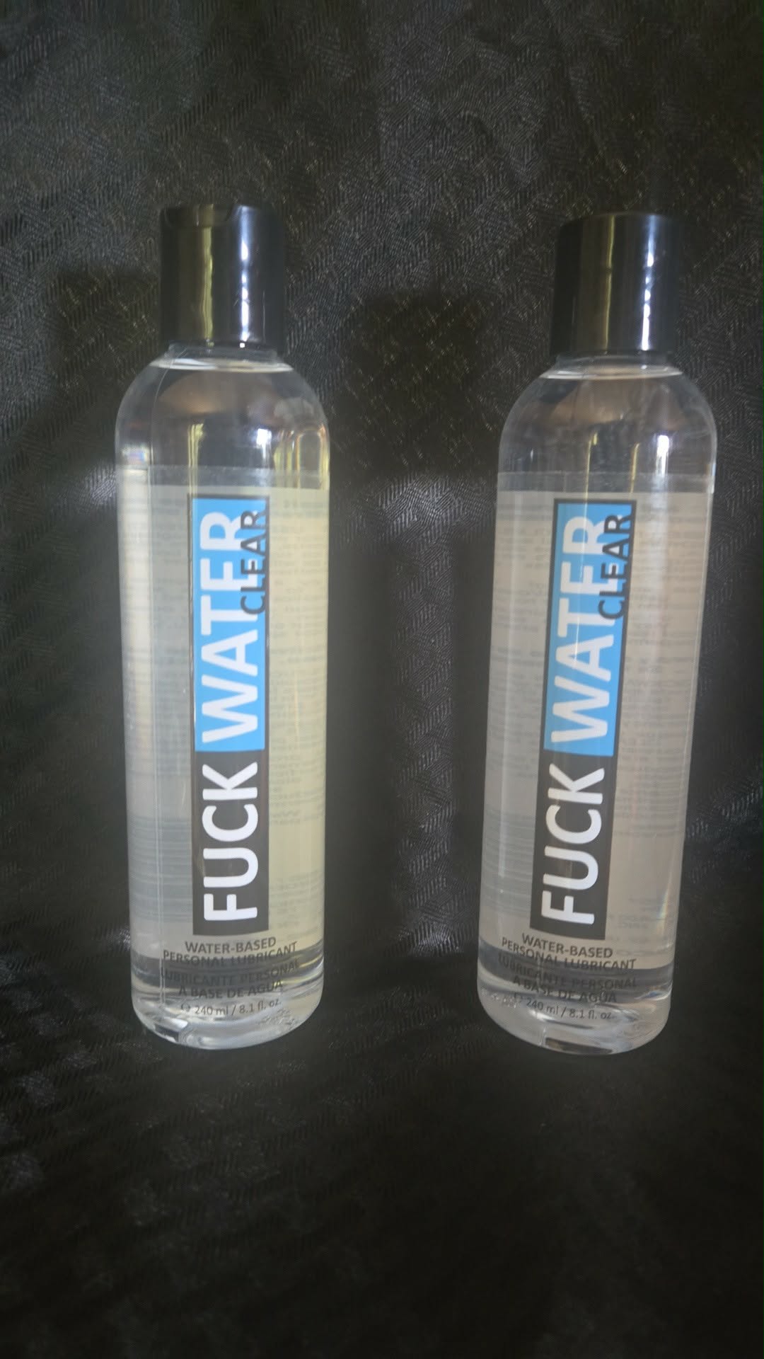 Fuck Water Clear, Water Based Personal Lubricant 2oz, 4oz 8oz