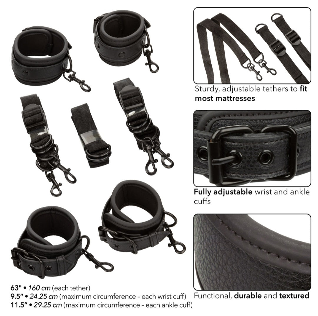 Nocturnal Collection Adjustable Bed Restraints Heavy-duty