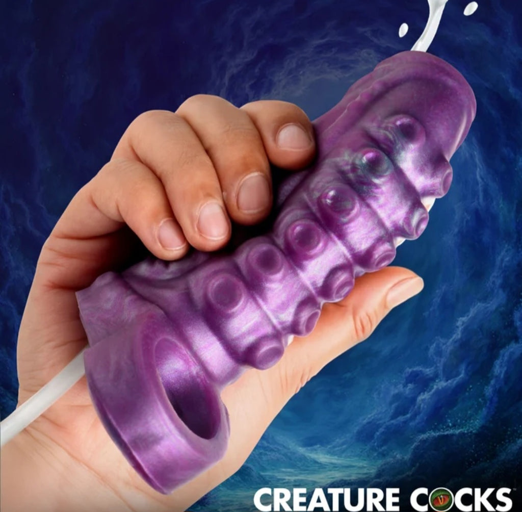 Siphon Squirting Silicone Penius Enhancer by Creature Cocks