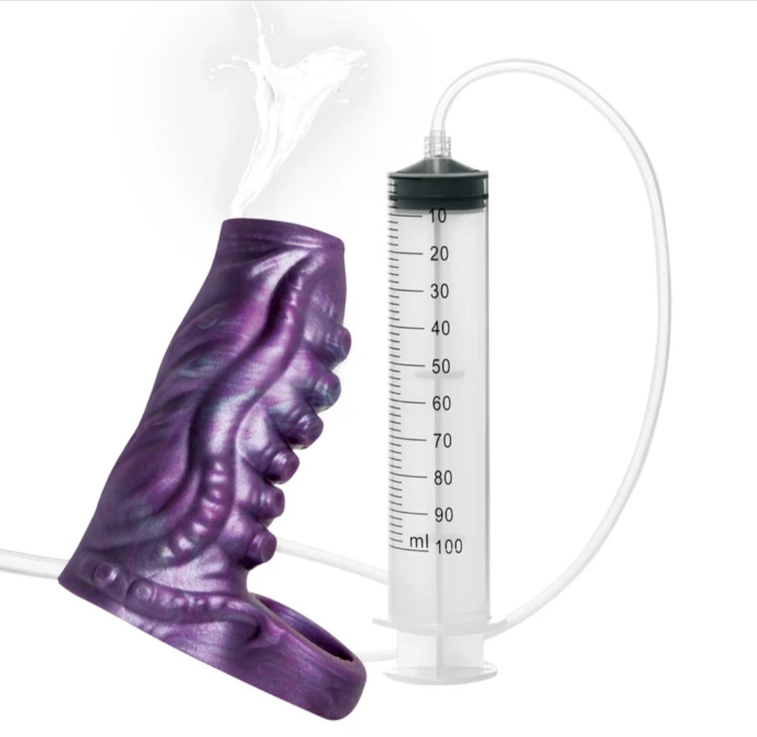 Siphon Squirting Silicone Penius Enhancer by Creature Cocks