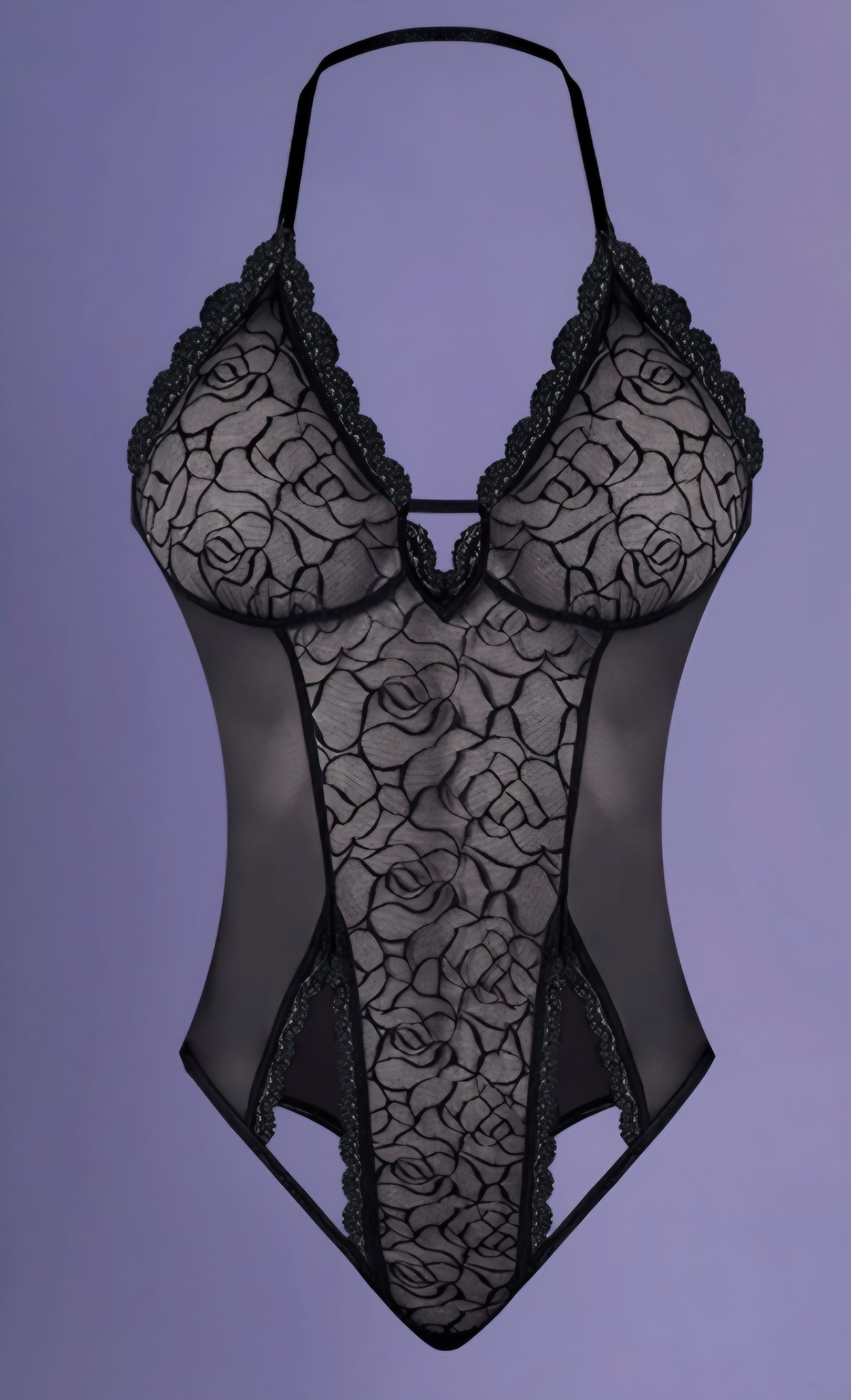 Love cut out teddy with snap crouch