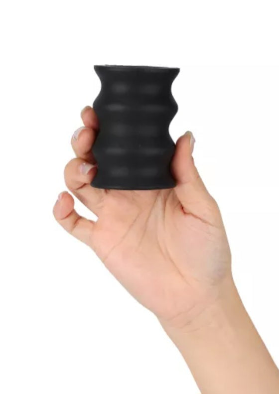 Liquid Silicone Textured Stroker 4-Inch