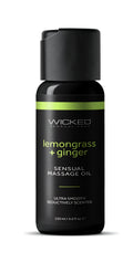 Wicked Lemongrass + Ginger Sensual Massage Oil 4oz