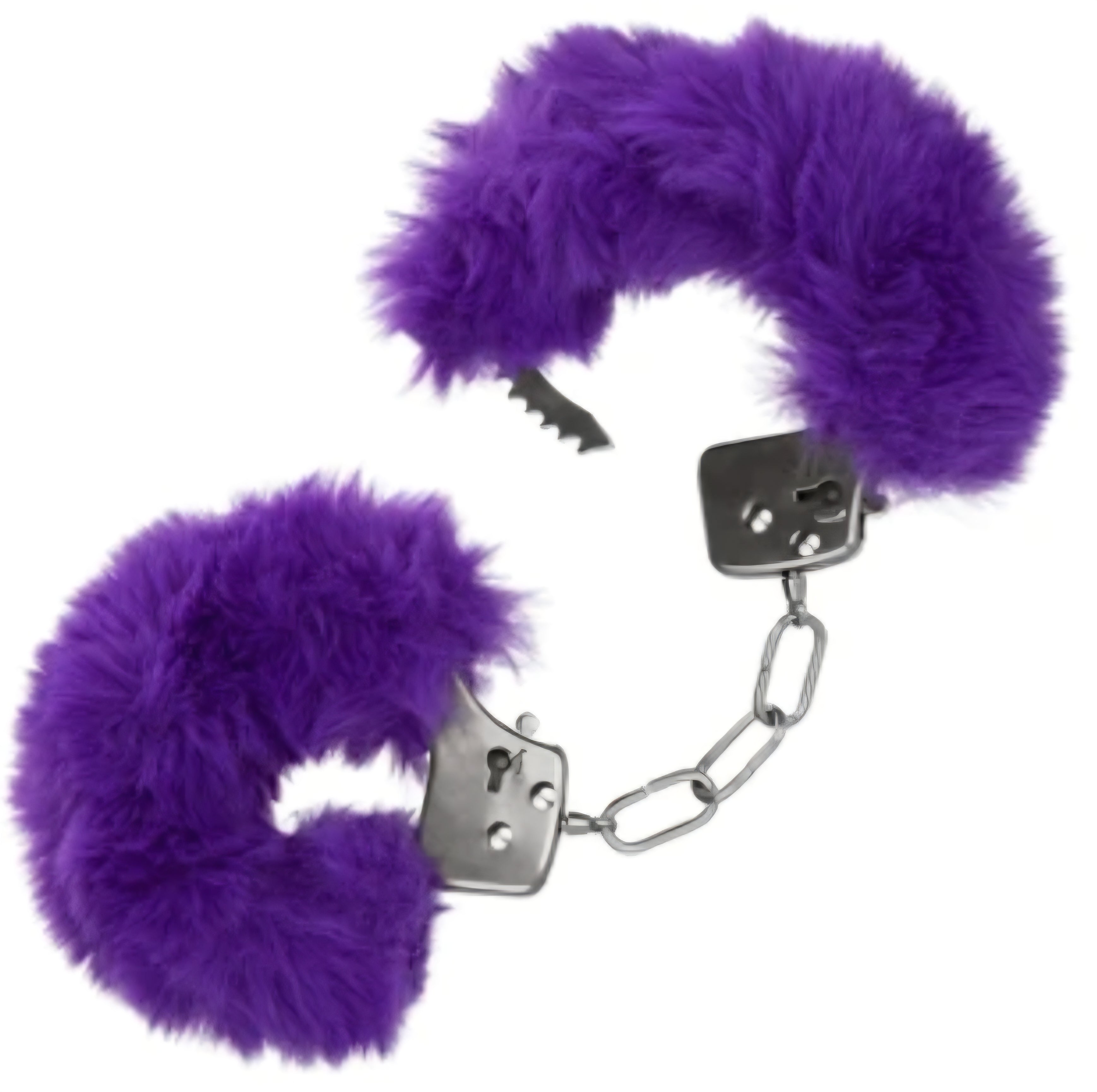 Ultra Fluffy Furry Handcuffs Purple by Calexotics