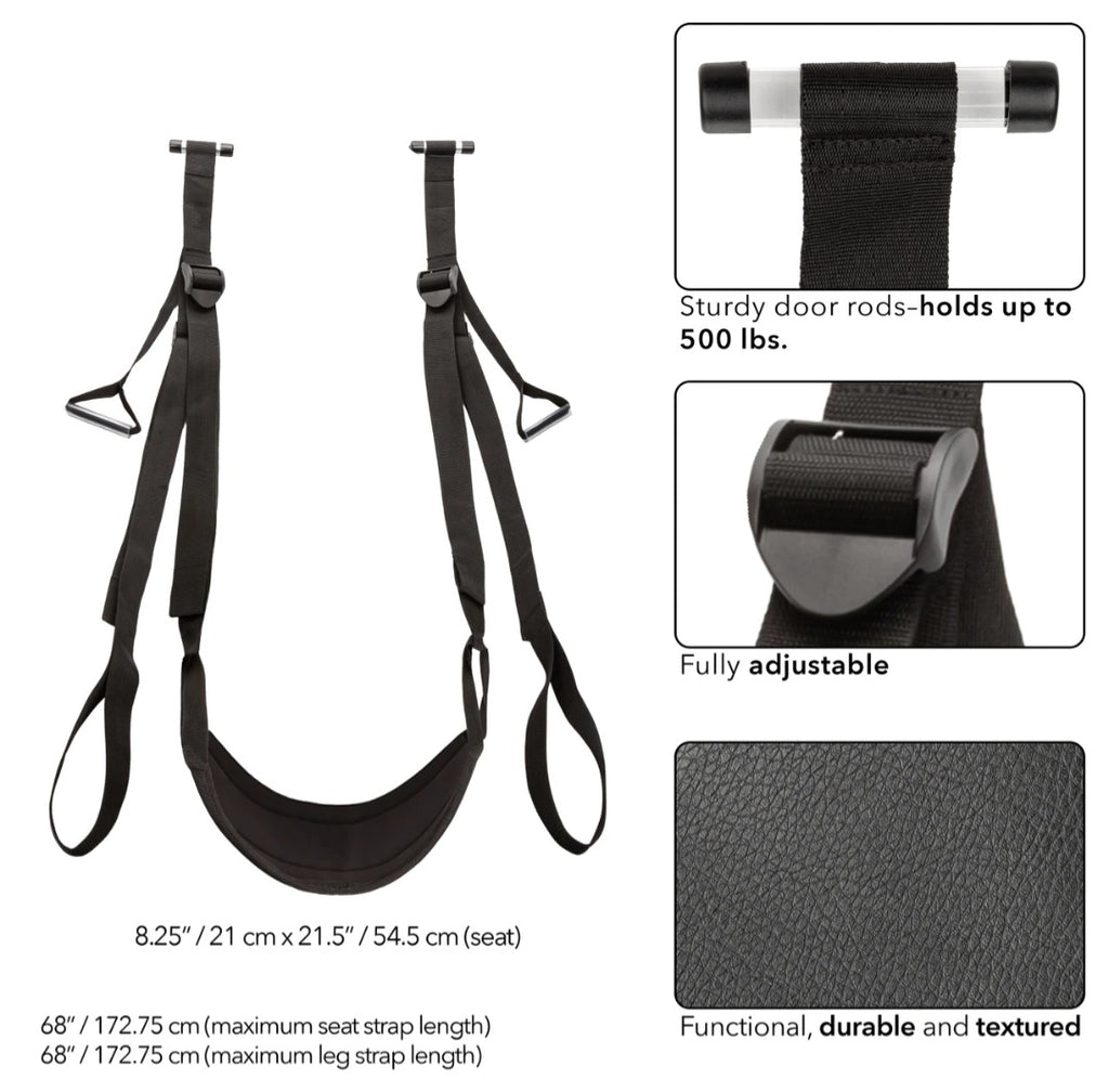 Nocturnal Collection Sex Swing, Holds Up To 500Lbs Adjustable Heavy-duty