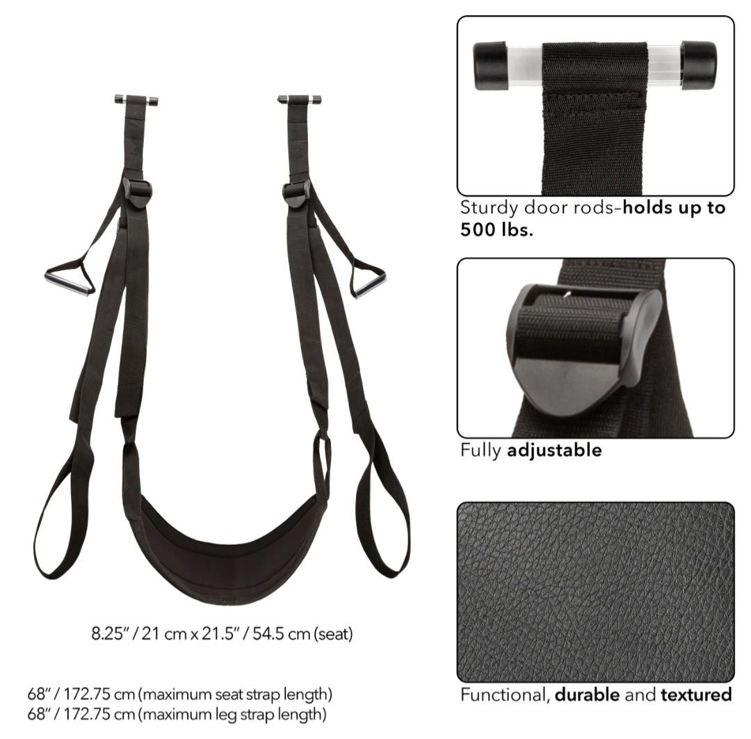 Nocturnal Collection Sex Swing, Holds Up To 500Lbs Adjustable Heavy-duty