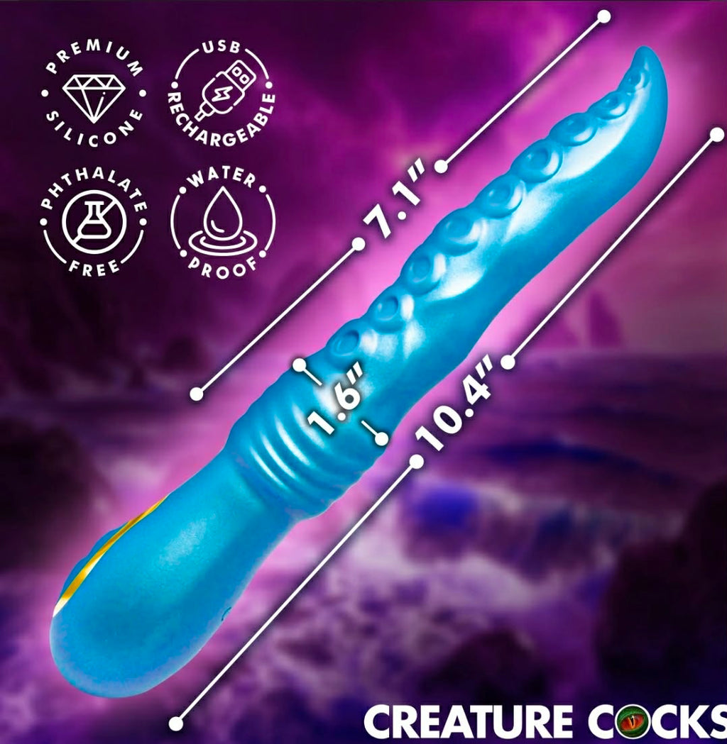 Tenta-Squirm Squirming Silicone Vibrator