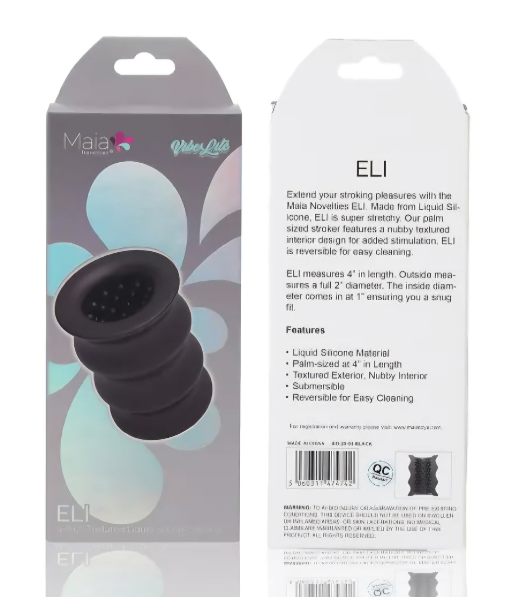 Liquid Silicone Textured Stroker 4-Inch