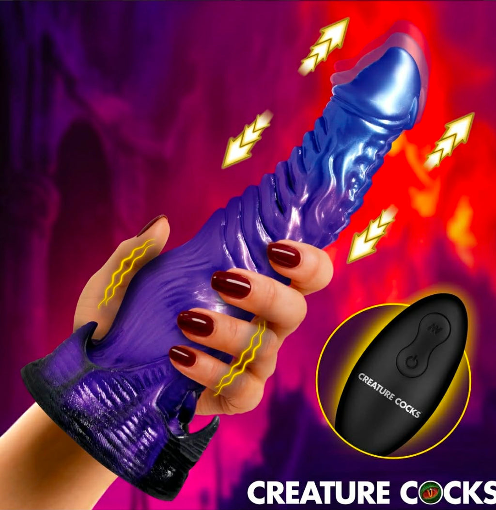 Diabolos Thrusting & Vibrating Dildo