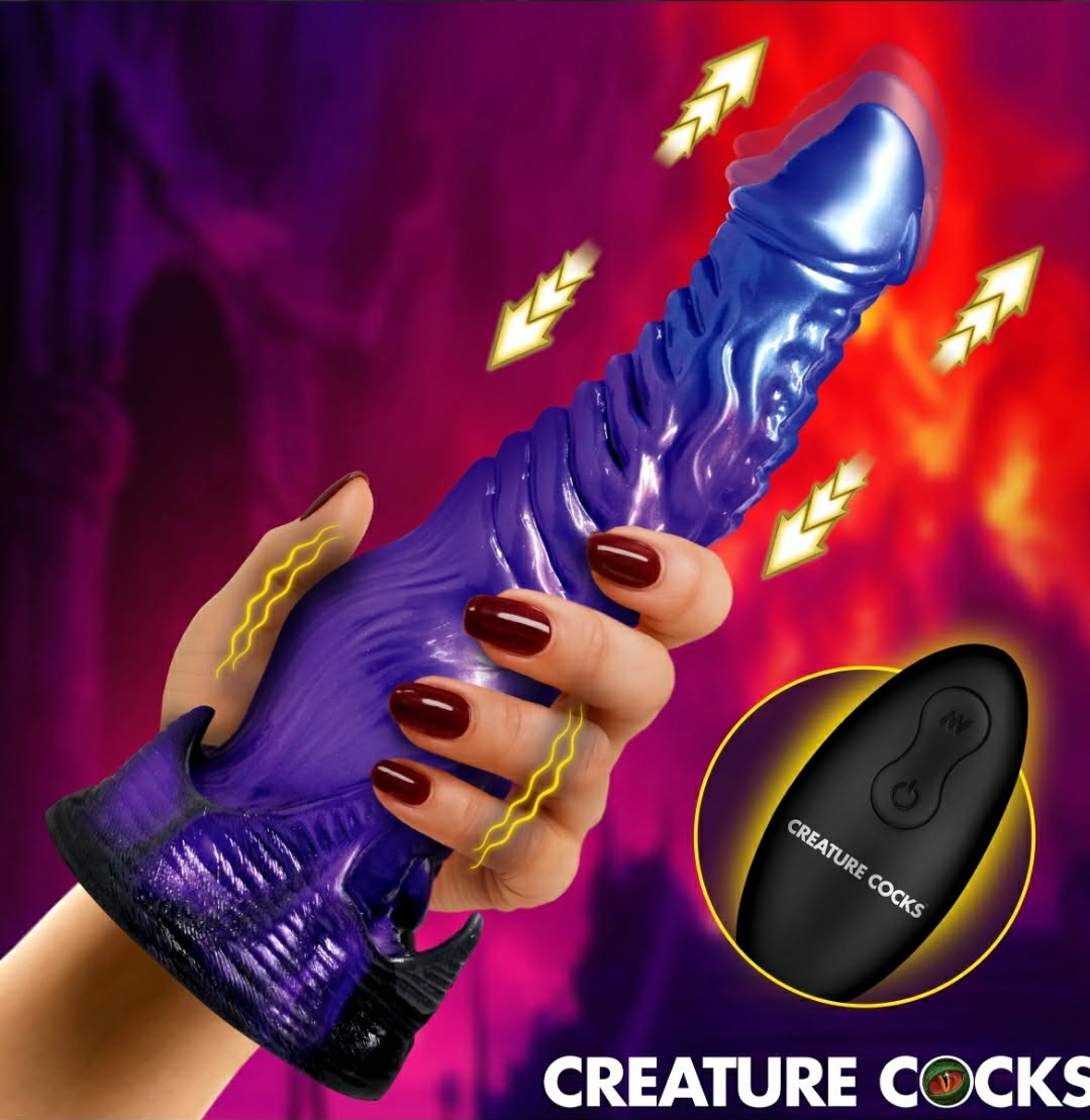 Diabolos Thrusting & Vibrating Dildo
