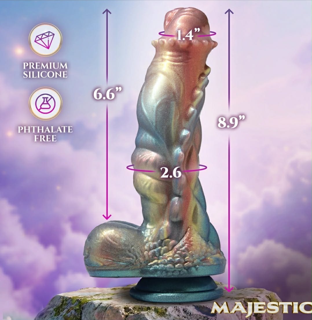 Majestic Seraphina Dragon Silicone Dildo by Creature Cocks