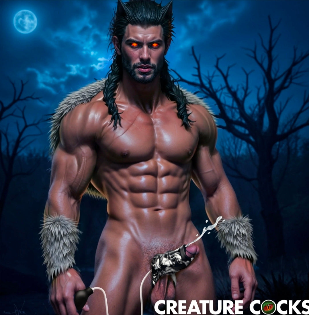 Night Prowler Squirting Silicone Penis Enhancer - Silver