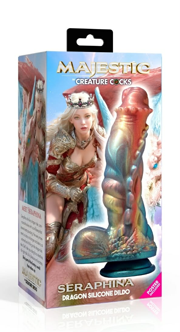 Majestic Seraphina Dragon Silicone Dildo by Creature Cocks
