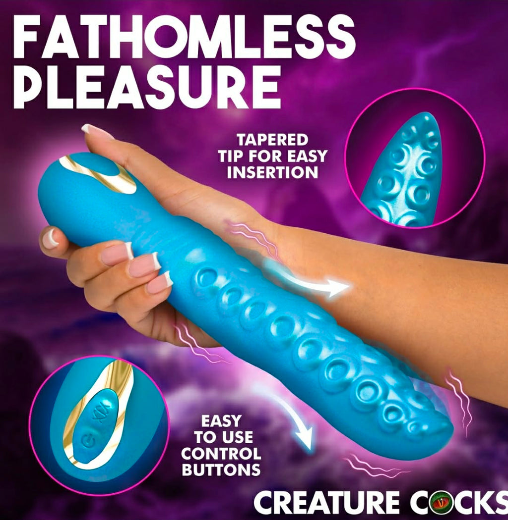 Tenta-Squirm Squirming Silicone Vibrator