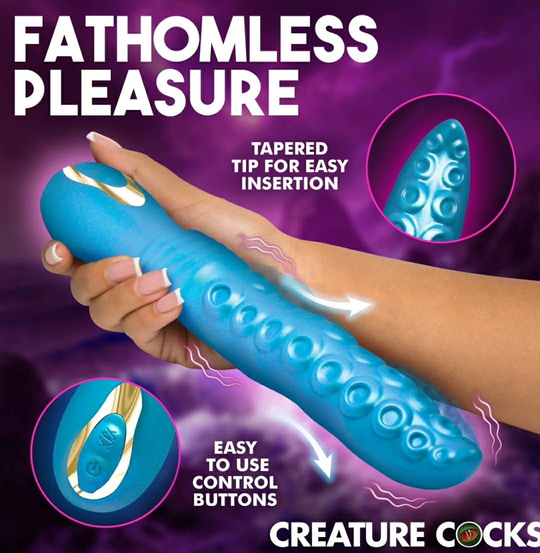 Tenta-Squirm Squirming Silicone Vibrator