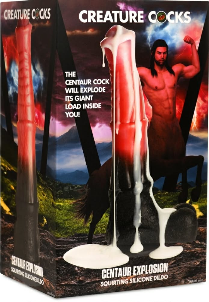 Centaur Explosion Squirting Silicone Dildo