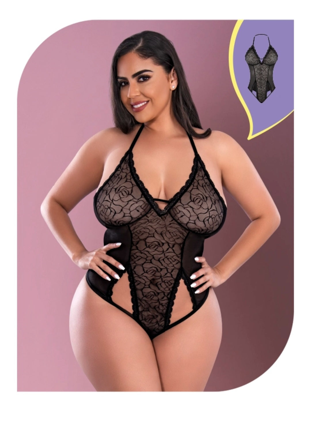 Love cut out teddy with snap crouch