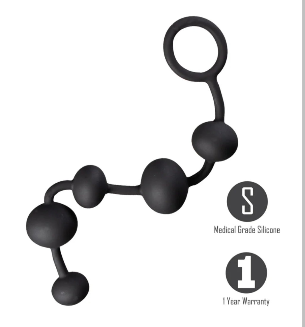 Silicone Anal Beads 11 Inches