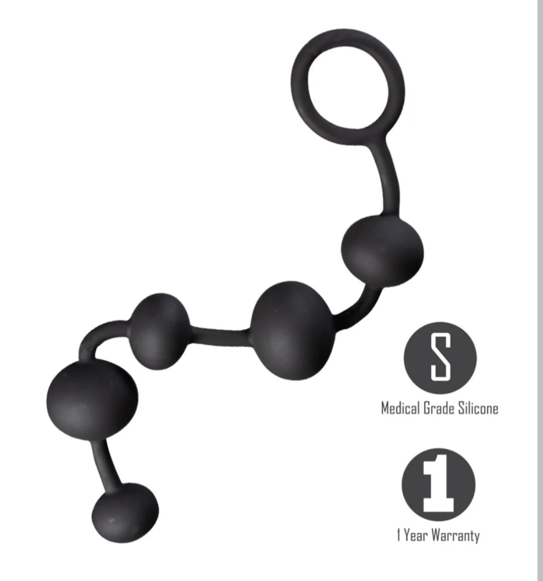 Silicone Anal Beads 11 Inches