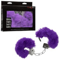 Ultra Fluffy Furry Handcuffs Purple by Calexotics